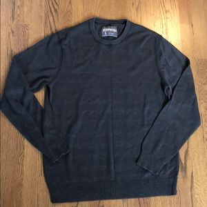 Men’s dark striped sweater